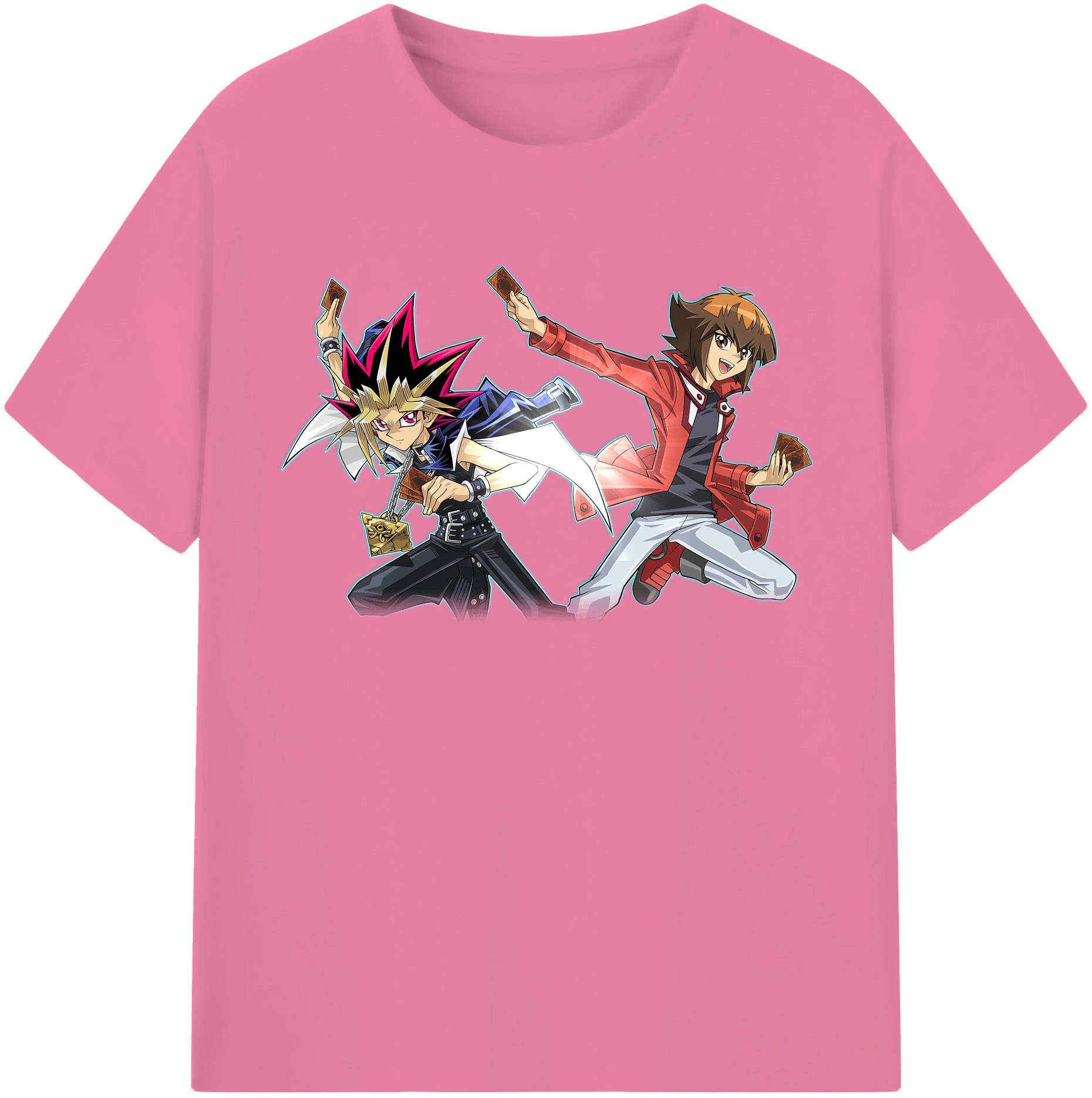 （画像用） 遊☆戯☆王 Yu-Gi-Oh! 綿100％半袖Tシャツ（フロントプリント）